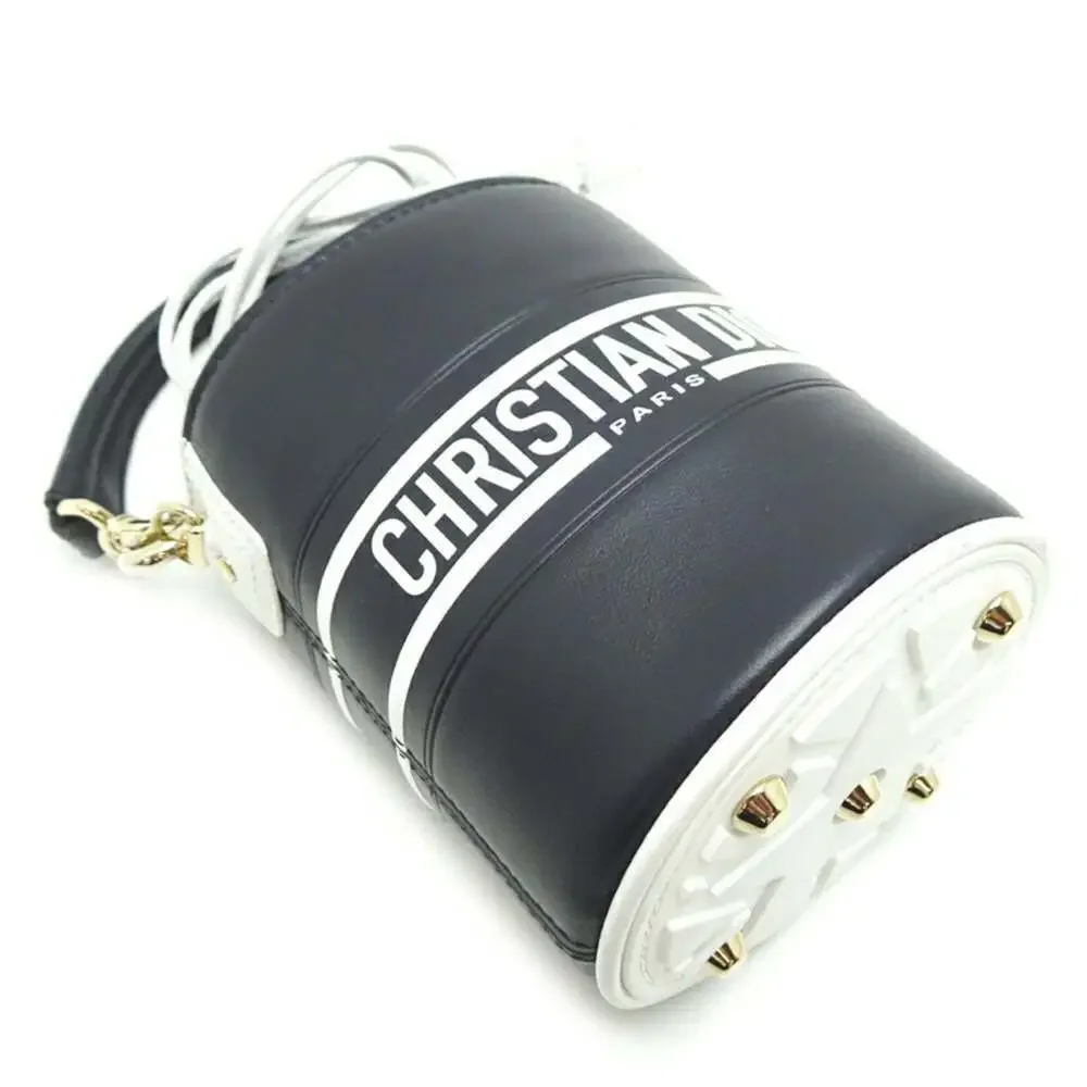 CHRISTIAN DIOR White Leather Shoulder Bag - Picture 3 of 8